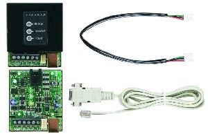 Kit convertitore RS-485/RS-232. Permette la comunicazione tra centrale e
PC fino a m 300 di distanza