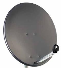 Parabola TECH in alluminio da 80 cm colore Antracite