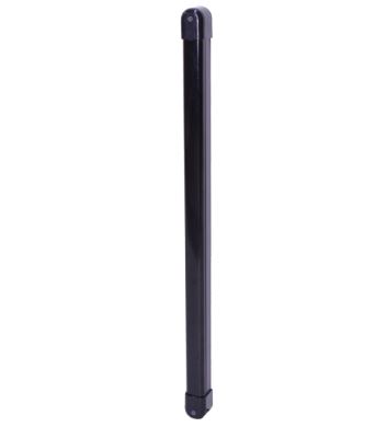 Minibarriera a 6 Raggi doppia ottica  6TX e 6RX  H 200 cm.  Colore nero.
