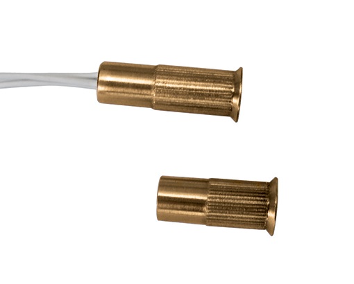 contatto magnetico da incasso con magnete di dimensioni ridotte