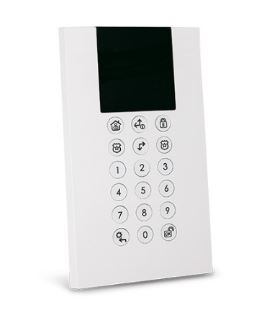 Tastiera Radio PANDA Bidirezionale, BIANCA, con Prossimità (NO tag),
868MHz, solo per LightSYS2 da firmware versioni 5.87 e superiori