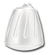 Diffusore a sospens.da interno\esterno a larga dispersione,Woofer in
polypropilene da 4" full-range,Pot.40W a 8 ohms 20-10-5W a 100V