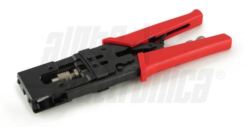 Pinza per connettori a compressione
