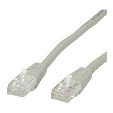 LC6-AS-U-HF-BN-01 - VALUE UTP Patch Cord, LSOH Cat.6, white, 1.0m