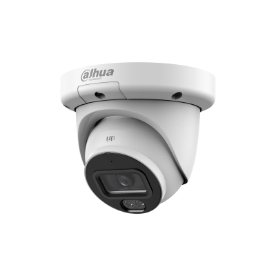 Minidome Serie EyeBall,IP Con tecnologia AI WizSense Full-color da
interno/esterno IP67, 4MP ottic2.8 mm ƒ(256 GB), alimentazione 12
Vdc/Poa fissa M12 2E