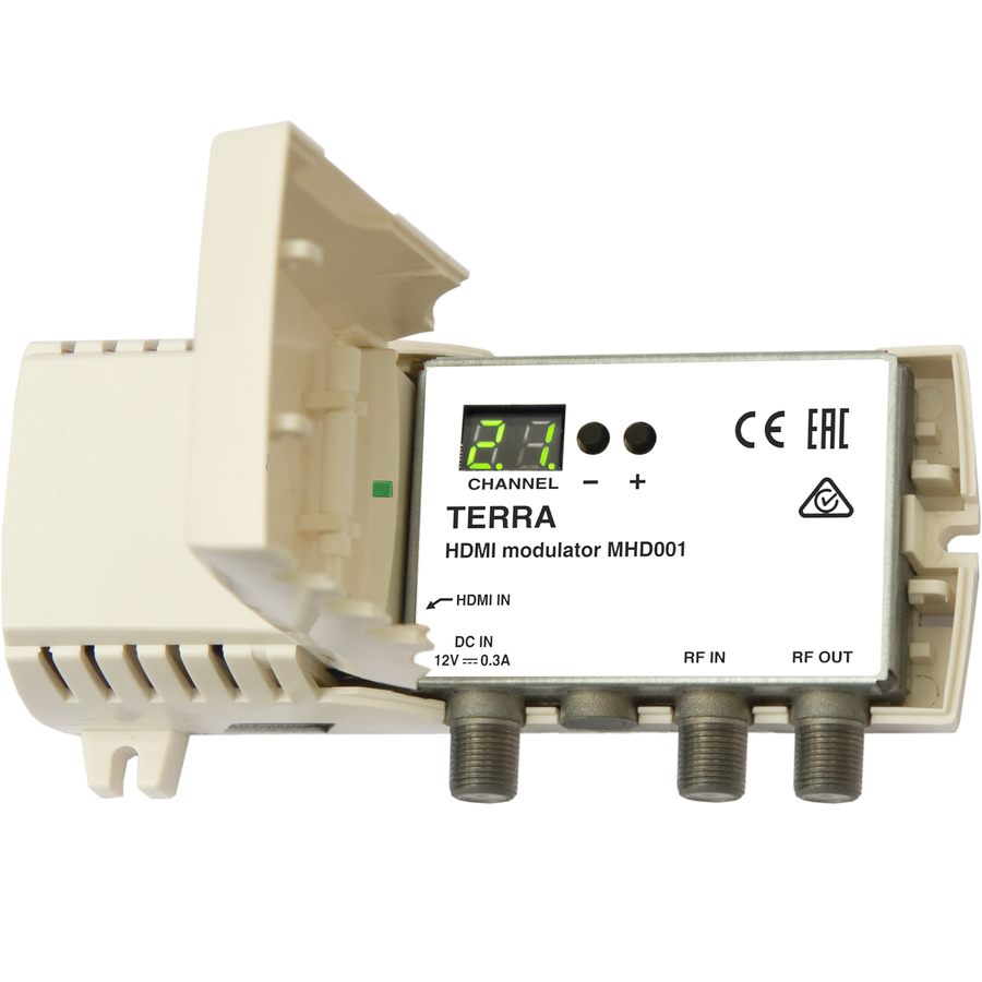 MODULATORE MINI HD DVB-T HDMI-IN +PSU OUT VHF + UHF