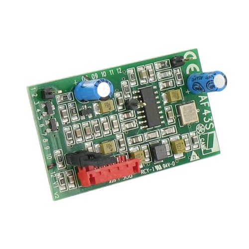 Scheda radio ad innesto AF43S 433,92 Mhz Compatibile con la serie: TOP e TAM