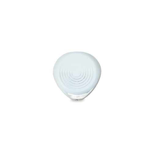 Sirena da interno in plastica con lampeggiatore LED bianco max 108 dB 12Vcc