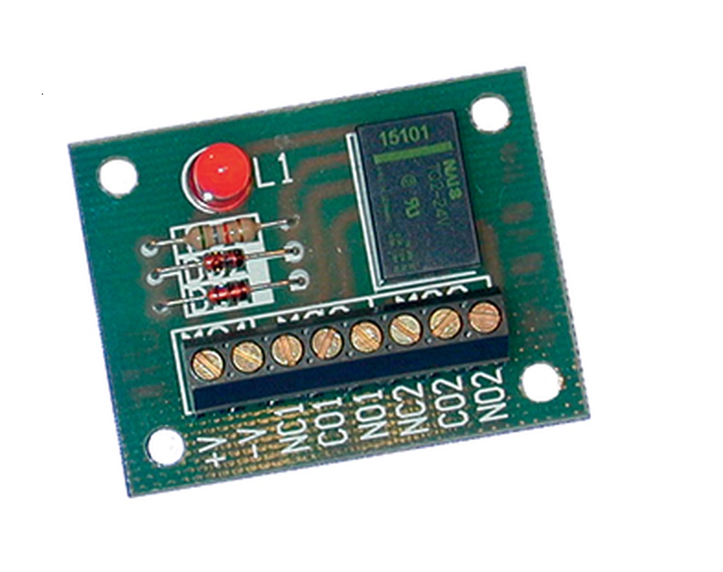 scheda relè 12V - relè doppio scambio 1A
