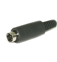 Spina mini s vhs 4 poli