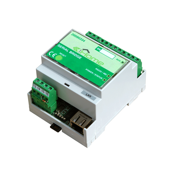 Modulo Serial Bridge multifunzione per sistemi di automazione domestica
e antintrusione