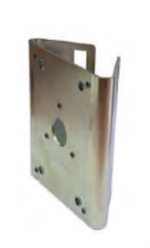 Ancoraggio a palo compatibile con Scatola di appoggio LWB5,  staffa da
parete LWM 1300 e direttamente con telecamere LNU5100R, LCU5500R,
LCU5300R