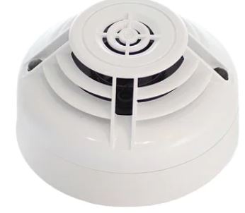 Rivelatore analogico termico temperatura fissa. 58°C. Con isolatore