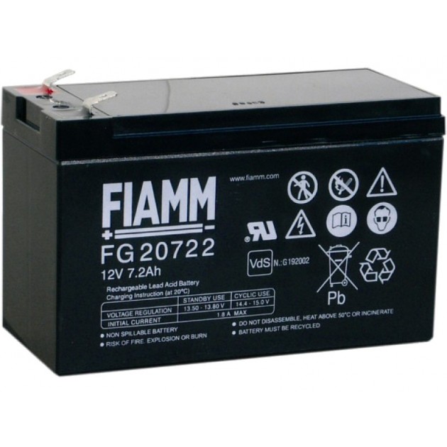 Accumulatore al Piombo 12v 7,2ah STANDARD BATTERIES